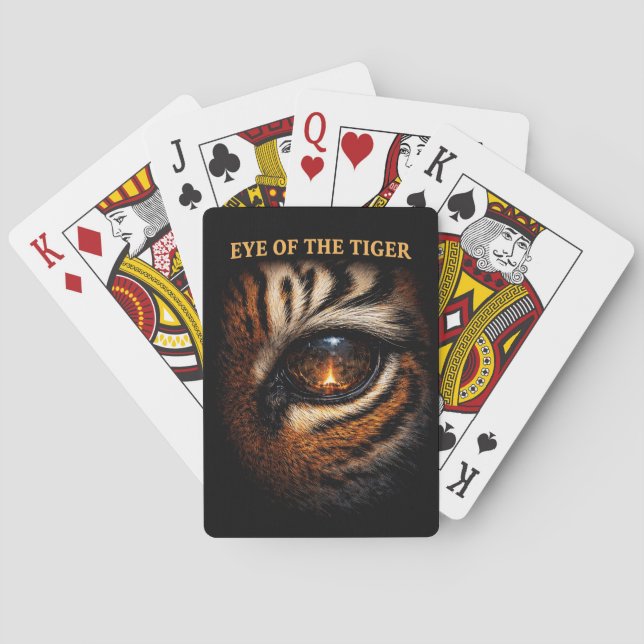 Tigeröga Casinokort (Baksidan)
