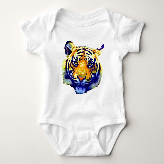 Tigerögon Popkonst T-shirt (Framsida)
