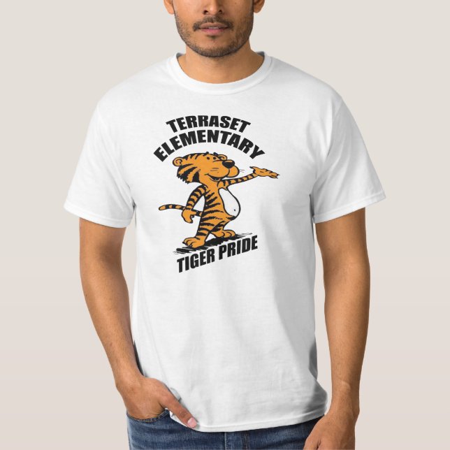 Tigerpride värderar T-tröja Tröja (Framsida)