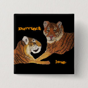 TigerPurrfect kärlek Knapp