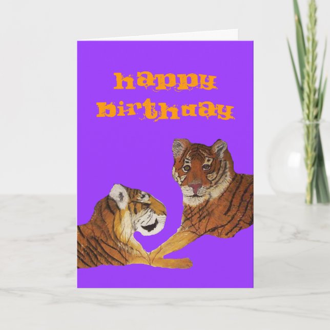 TigerPurrfect kärlek Kort (Framsida)