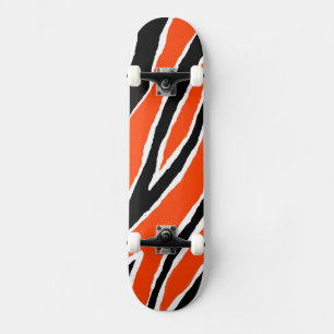 Tigerränder Old School Skateboard Bräda 18 Cm