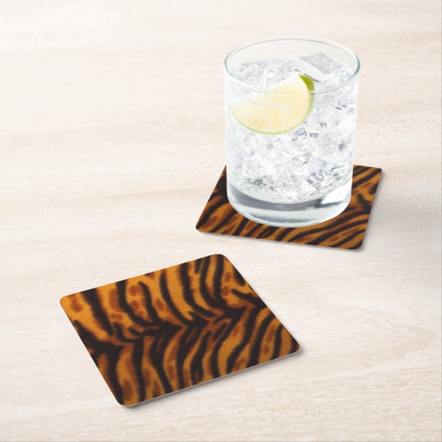 Tigerränder. Underlägg Papper Kvadrat (Insitu)