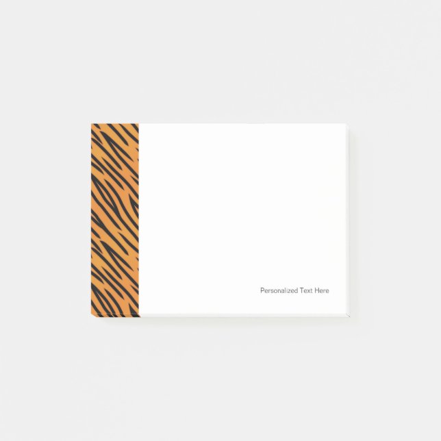 Tigerrandmönster Post-it Block (Framsida)