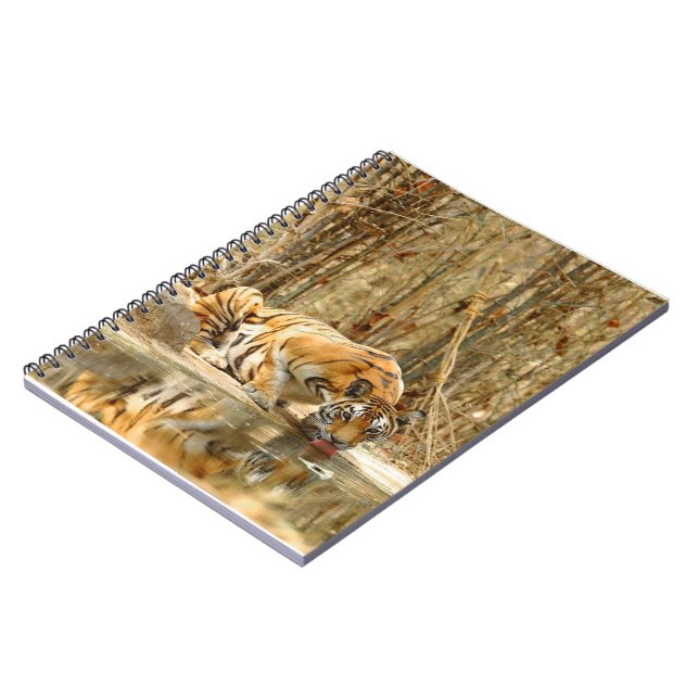 Tigerreflektion Anteckningsbok (Vänstra Sidan)