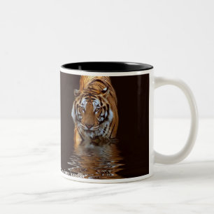 Tigerreflexionsmugg Två-Tonad Mugg