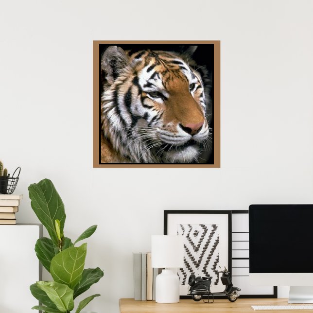 Tigers Älskare Art Poster (Hemmakontoret)