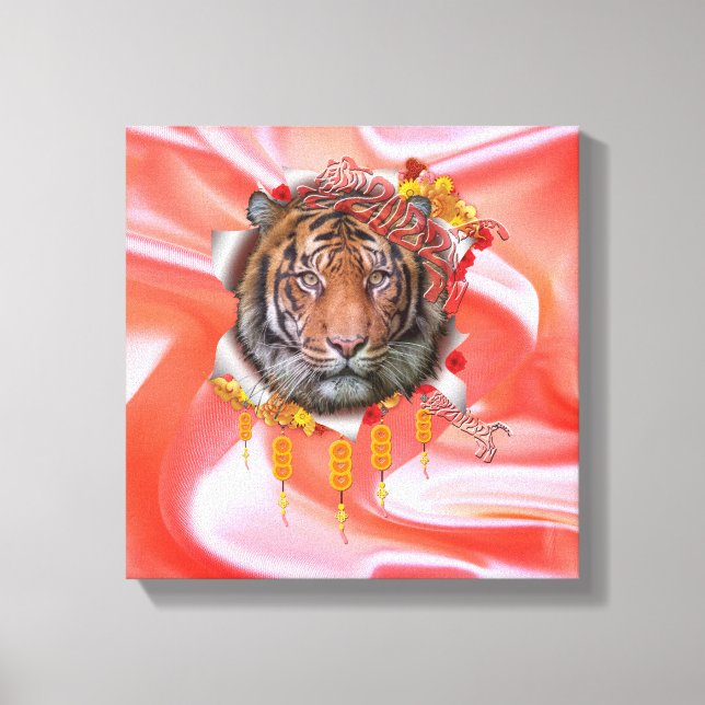 Tigers år canvastryck (Framsida)