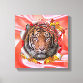 Tigers år canvastryck