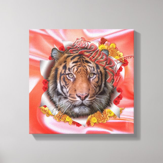 Tigers år canvastryck (Framsida)
