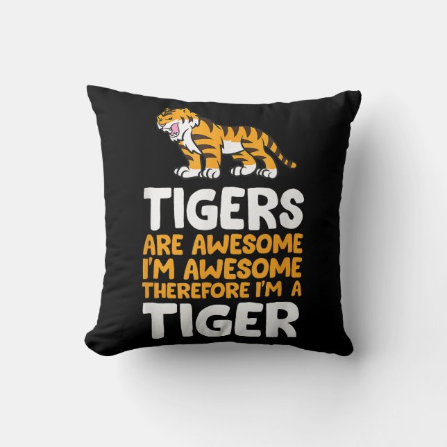 Tigers är Fantastisk. Jag är Fantastisk och därför Kudde (Framsida)