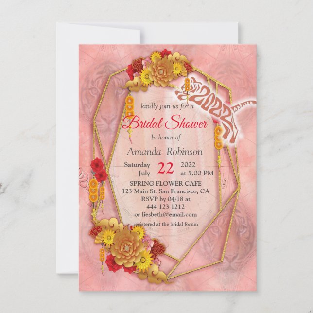 Tigers år inbjudningar (Framsida)