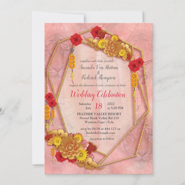 Tigers år inbjudningar (Framsida)