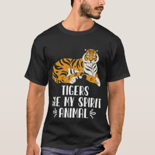 Tigers är mitt andliga djur t shirt