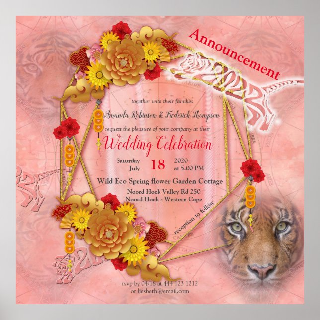 Tigers år poster (Framsidan)