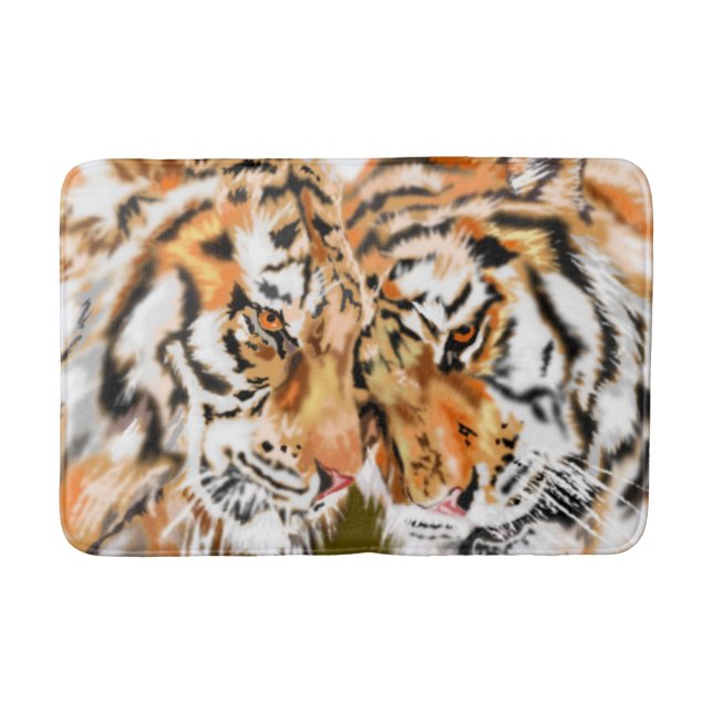 Tigers - badrumsmatta (Framsidan)
