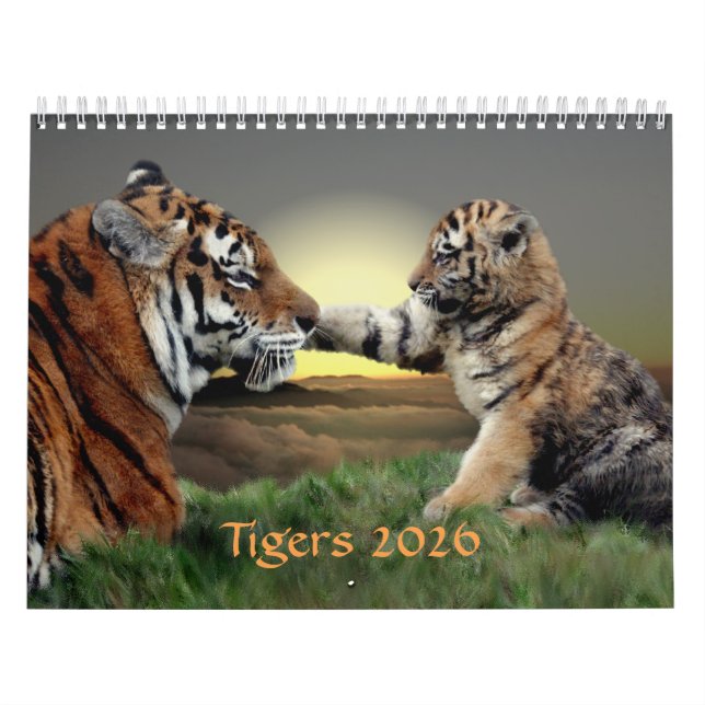 Tigers Calendar Kalender (Omslag)