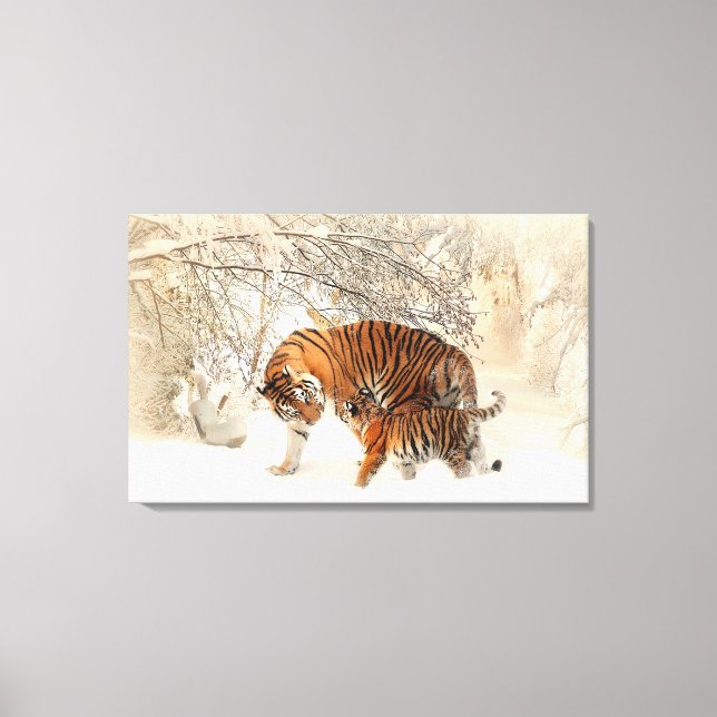 Tigers Canvastryck (Framsida)
