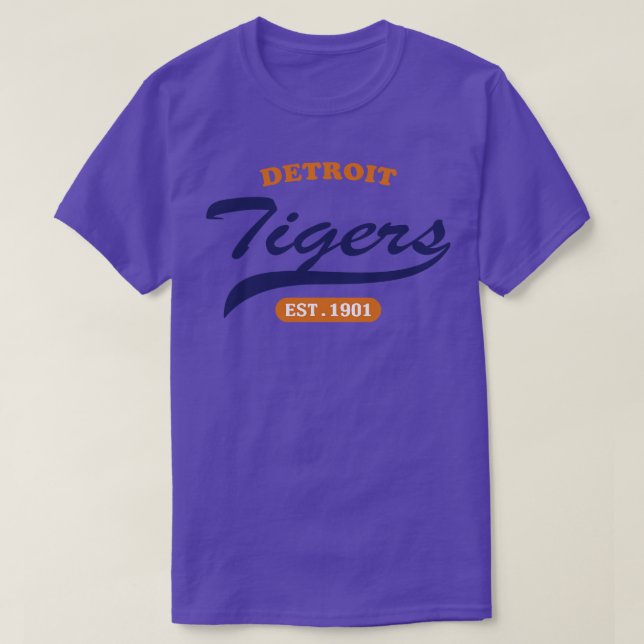 Tigers Classic Stil T Shirt (Design framsida)