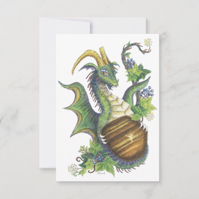 Tigers drake Öga - kort (Framsida)