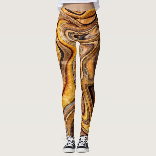 Tiger's eye gemstone leggings (Framsida)
