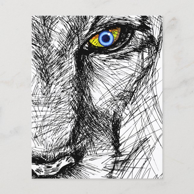 Tigers Gaze Flygblad (Framsidan)