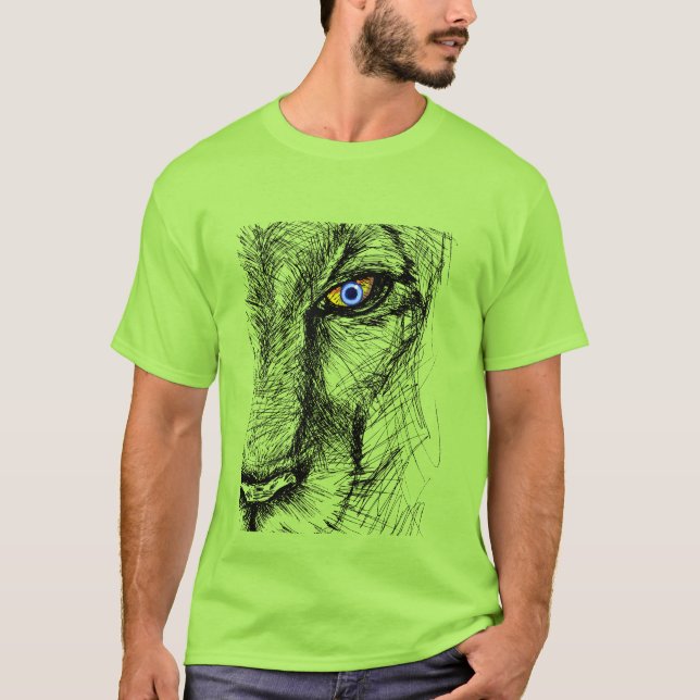 Tigers Gaze T Shirt (Framsida)