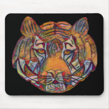 Tigers Head Mousemat