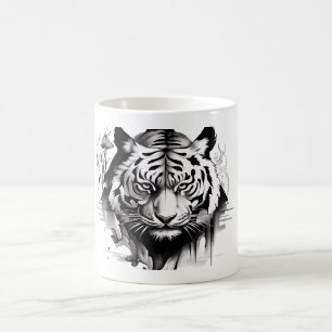 Tigers huvud på en kaffemugg samlarset