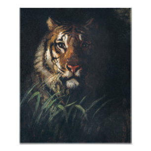 Tigers huvudmålning av Abbott Handerson Thayer Fototryck
