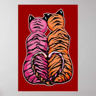 Tigers i Kärlek Poster