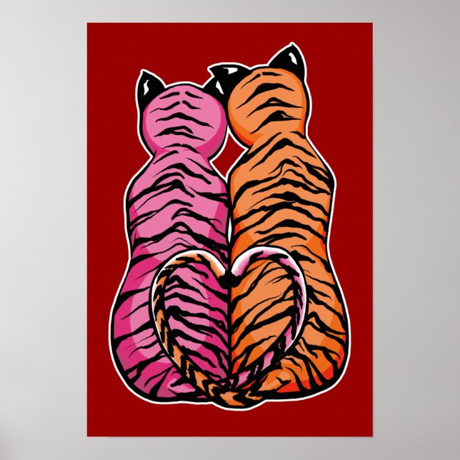 Tigers i Kärlek Poster (Framsidan)