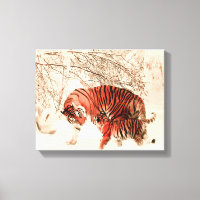 Tigers i Snö