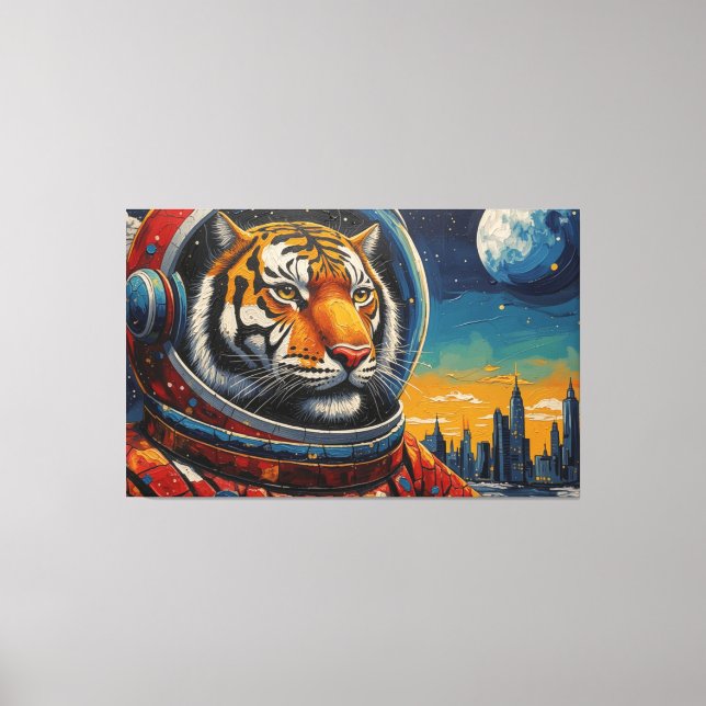TIGERS IN SPACE-3 CANVASTRYCK (Framsida)