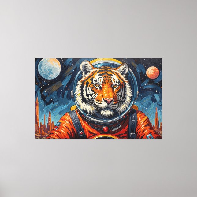 TIGERS IN SPACE-5 CANVASTRYCK (Framsida)