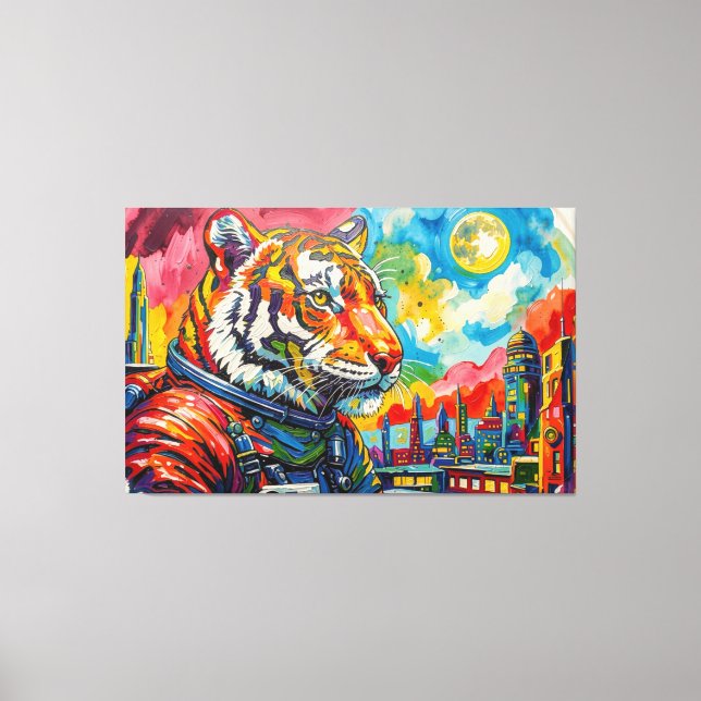TIGERS IN SPACE-6 CANVASTRYCK (Framsida)