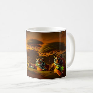 Tigers just Chillin' Kaffemugg