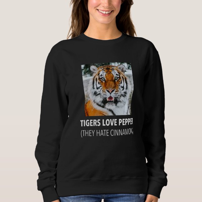 Tigers Kärlek Pepper de Hate Cinnamon T Shirt (Framsida)