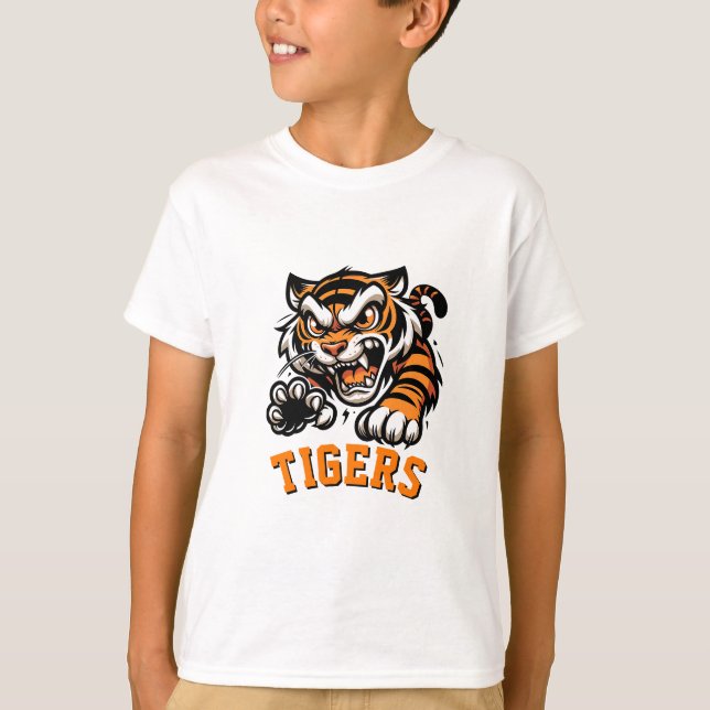 Tigers Kids T Shirt (Framsida)