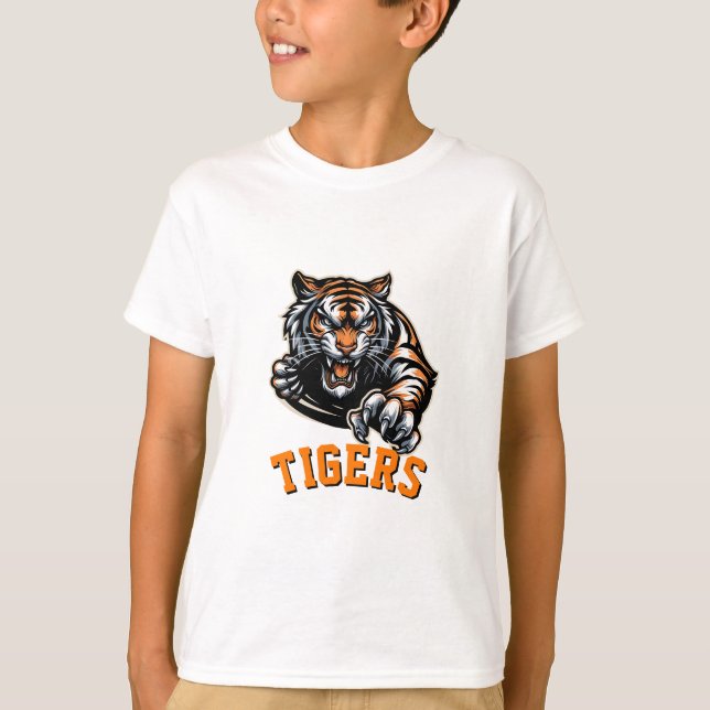 Tigers Kids T Shirt (Framsida)