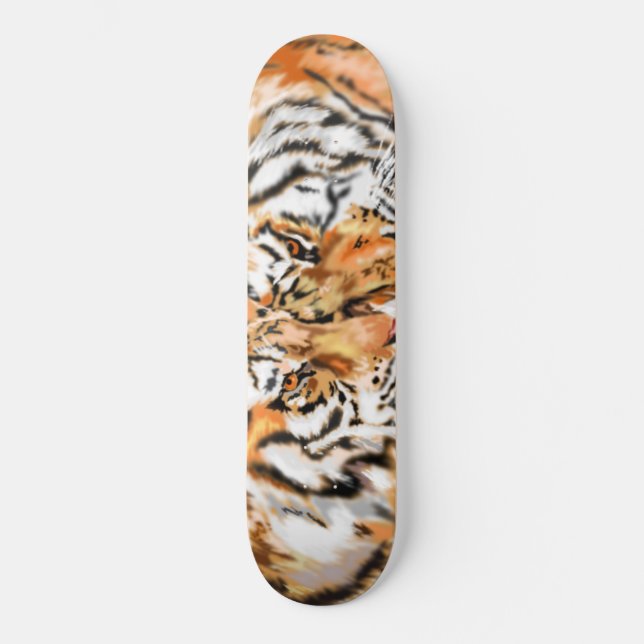 Tigers Mini Skateboard Bräda 18,5 Cm (Framsida)