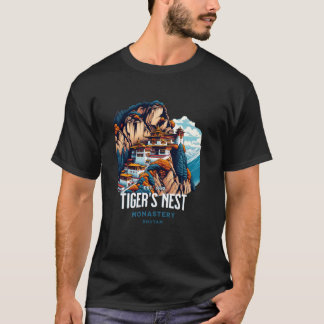 Tigers nästkloster Bhutan Paro Himalayan Cultu T Shirt
