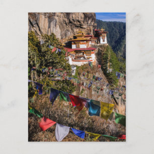 Tiger's Nest Monastery, Bhutan Vykort