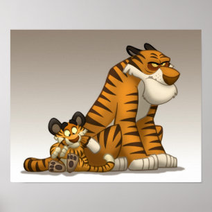 Tigers på en Poster
