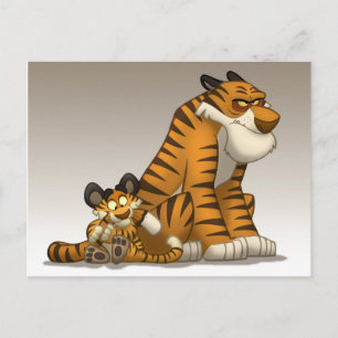 Tigers på vykort