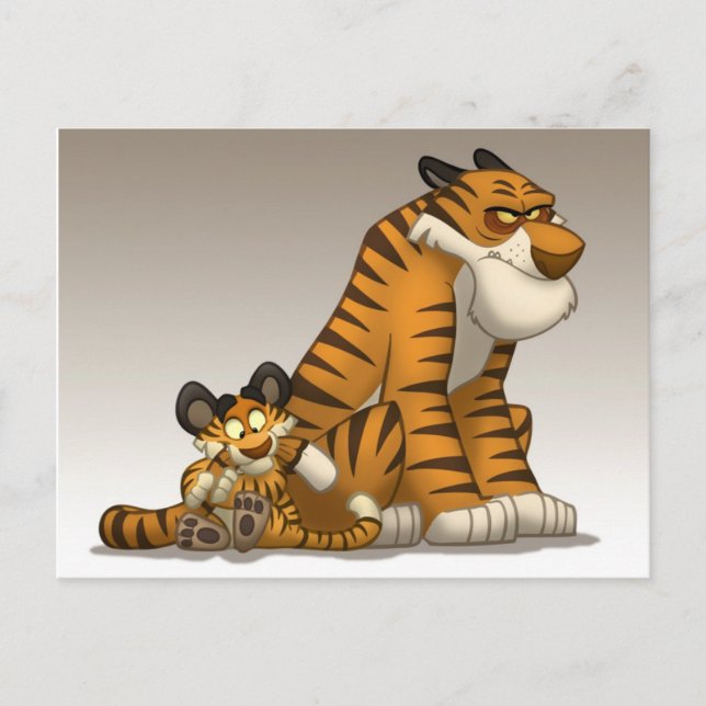 Tigers på vykort (Framsida)