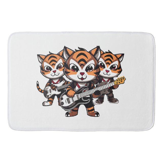 Tigers Playing Band Badrumsmatta (Framsidan)