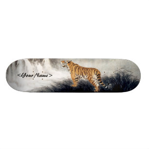 Tigers röst old school skateboard bräda 21,6 cm