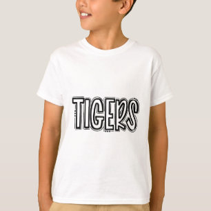Tigers Swash Skolanda Orange Svart Fotll Spo T Shirt