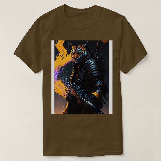 Tigers Techno Inferno 2 T Shirt (Design framsida)